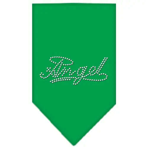 Angel-Rhinestone-Bandana-Emerald-Green-Small-GreatEagleInc-319328295