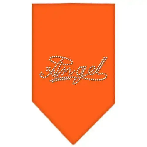 Angel-Rhinestone-Bandana-Orange-Small-GreatEagleInc-319327849