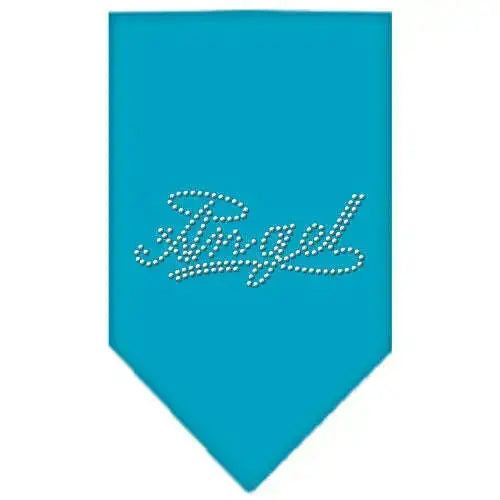Angel-Rhinestone-Bandana-Turquoise-Small-GreatEagleInc-319327584