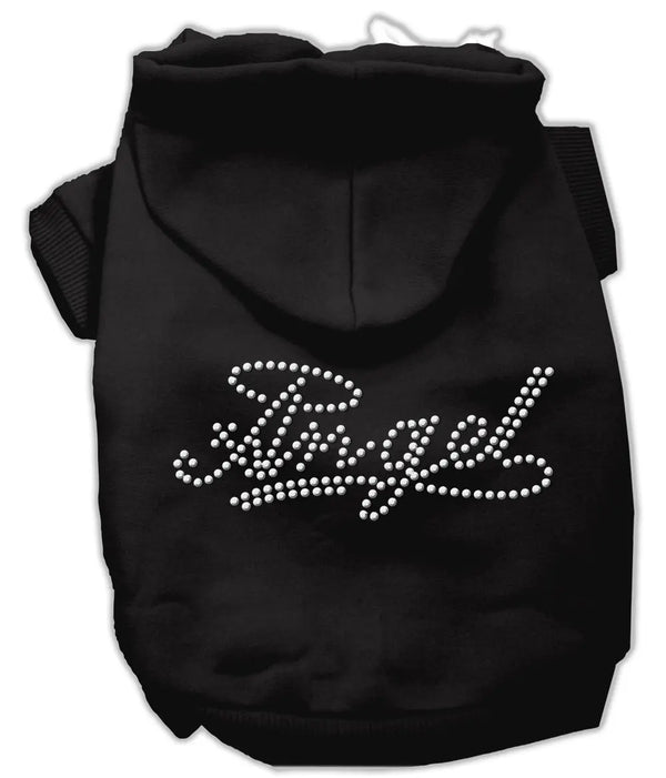 Angel Rhinestud Hoodie Black L Default Title