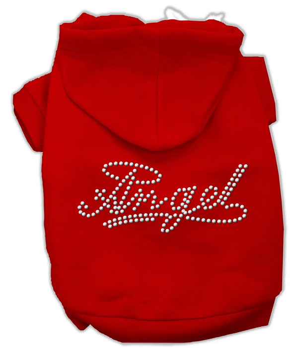 Angel Rhinestud Hoodie Red Xxl Default Title
