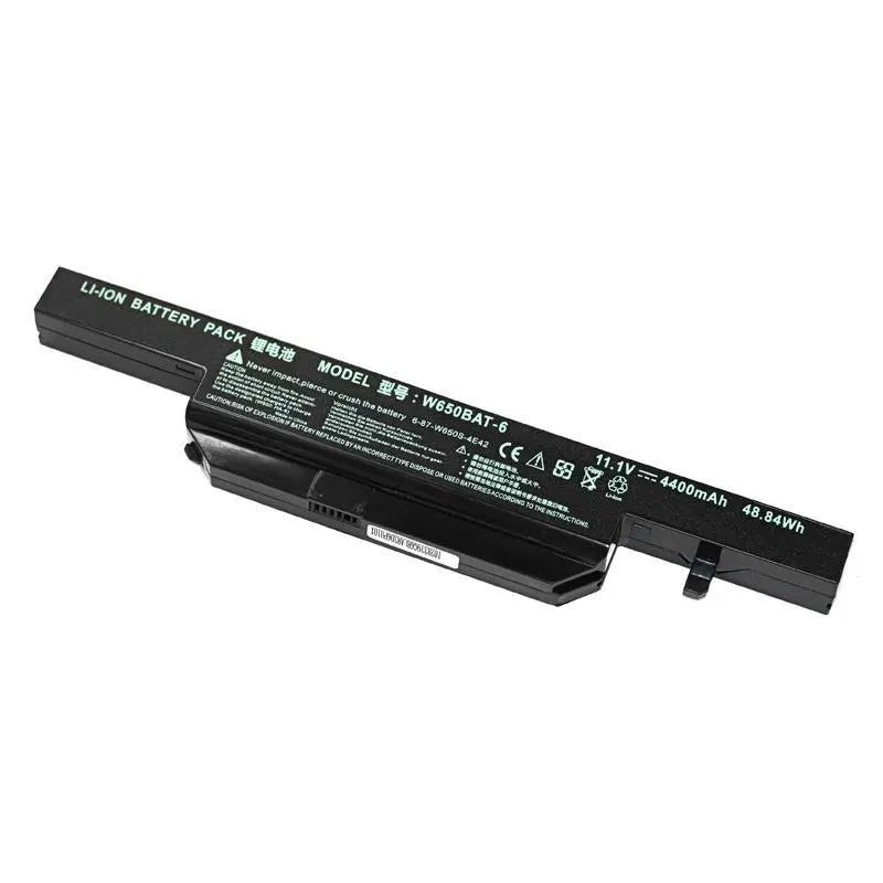 Apexway 11.1V 4400mAh Laptop Battery for Hasee K610C K650D K570N K710C K590C K750D series for Clevo W650S W650BAT-6 batterie - GreatEagleInc