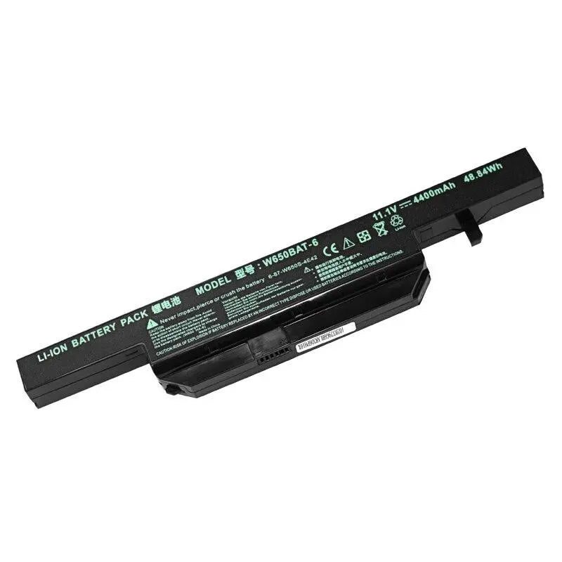 Apexway 11.1V 4400mAh Laptop Battery for Hasee K610C K650D K570N K710C K590C K750D series for Clevo W650S W650BAT-6 batterie - GreatEagleInc