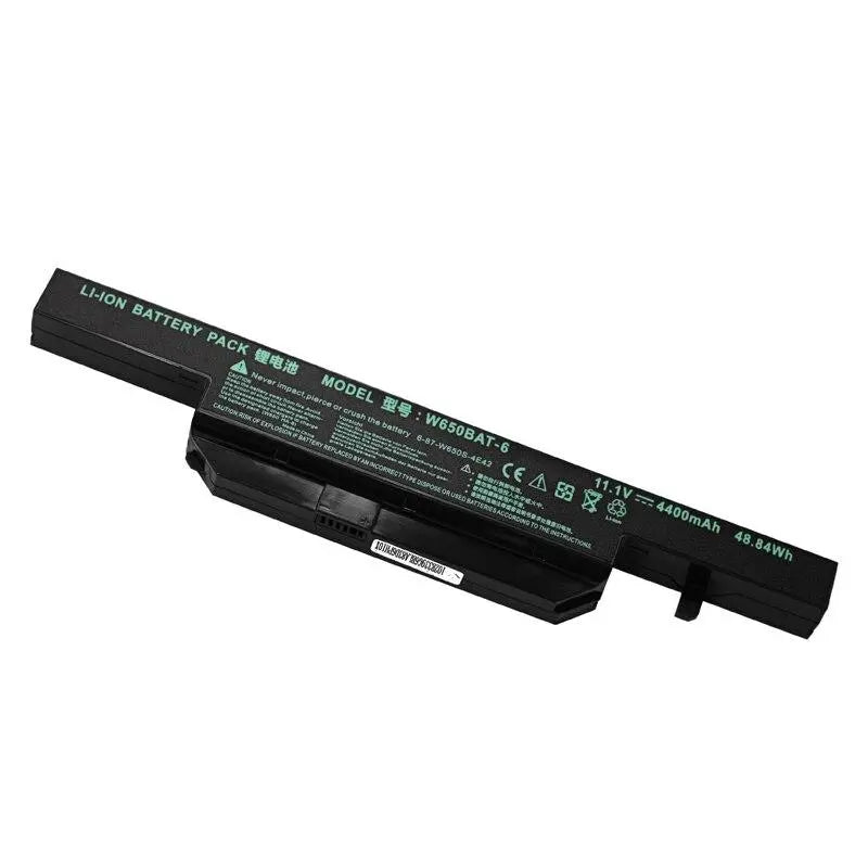 Apexway 11.1V 4400mAh Laptop Battery for Hasee K610C K650D K570N K710C K590C K750D series for Clevo W650S W650BAT-6 batterie - GreatEagleInc