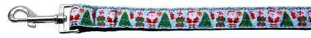Aqua-Santa-Nylon-Dog-Leash-3-8-Inch-Wide-4ft-Long-GreatEagleInc-318498286