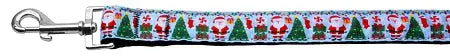 Aqua Santa Nylon Dog Leash 3/8 Inch Wide 6ft Long Default Title