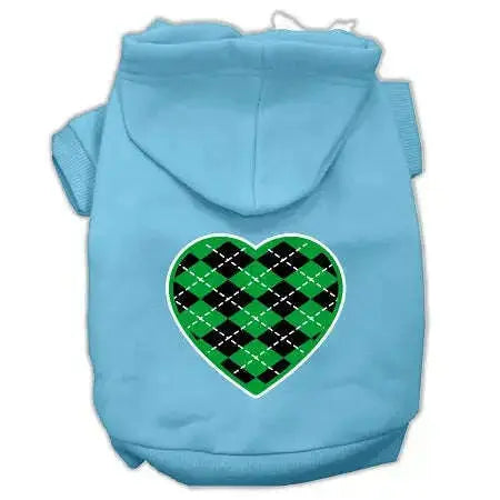 Argyle-Heart-Green-Screen-Print-Pet-Hoodies-Baby-Blue-Size-Med-GreatEagleInc-318683937