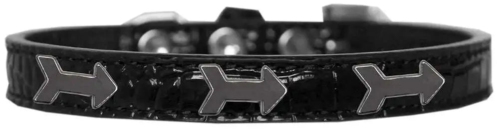 Arrows-Widget-Croc-Dog-Collar-Black-Size-10-GreatEagleInc-319188960