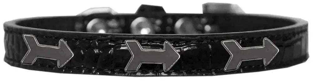 Arrows-Widget-Croc-Dog-Collar-Black-Size-10-GreatEagleInc-319188922