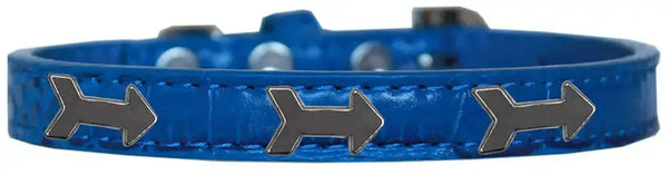 Arrows-Widget-Croc-Dog-Collar-Blue-Size-10-GreatEagleInc-319188323