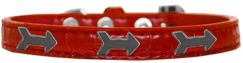 Arrows-Widget-Croc-Dog-Collar-Red-Size-18-GreatEagleInc-318539412