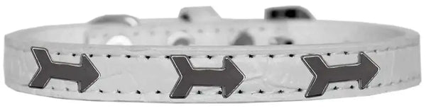 Arrows-Widget-Croc-Dog-Collar-White-Size-12-GreatEagleInc-319184059