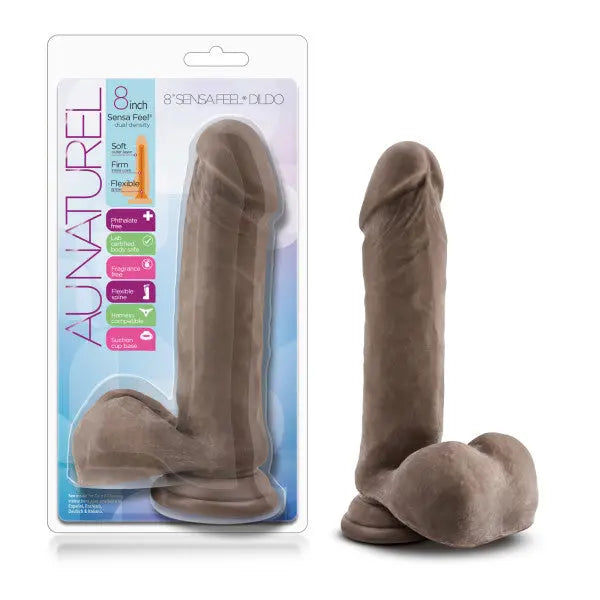 Au Naturel 8 Sensa Feel Dildo "