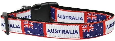 Australia Nylon Dog Collar Medium Narrow Default Title