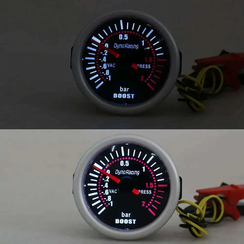Auto-Car-Turbo-Boost-Gauge-1_0_2-BAR-2_-52mm-Universal-Smoke-Len-12V-Pointer-Turbo-Boost-Bar-Meter-Digital-White-LED-GreatEagleInc-334051565