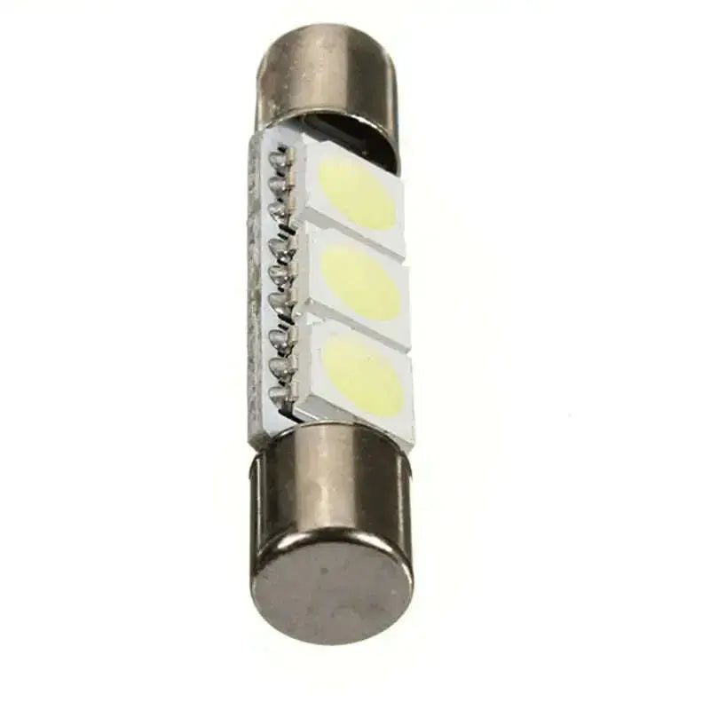 Auto-LED-T6.3-28-31mm-5050-3-SMD-White-12V-Car-Vehicle-Interior-Sun-Visor-Vanity-Mirror-Lights-Makeup-Lights-lamp-GreatEagleInc-334055363