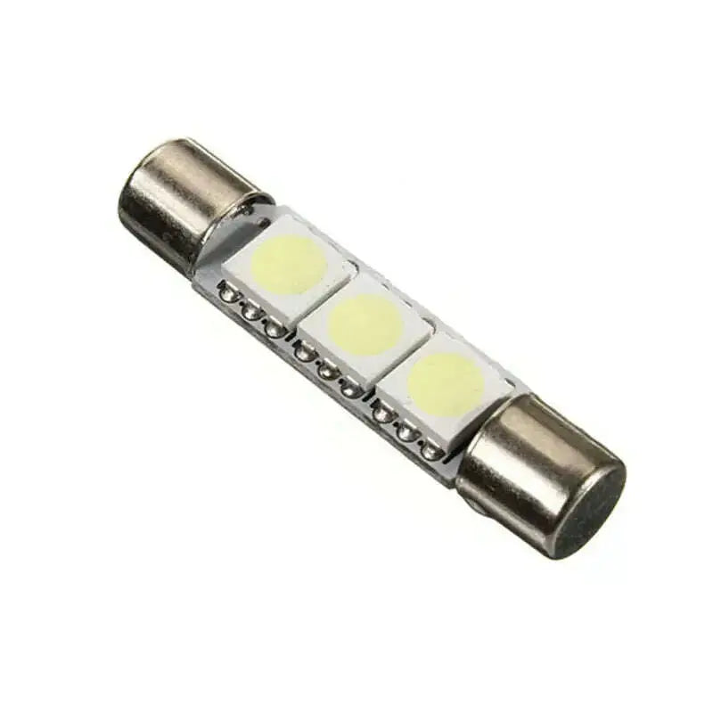 Auto-LED-T6.3-28-31mm-5050-3-SMD-White-12V-Car-Vehicle-Interior-Sun-Visor-Vanity-Mirror-Lights-Makeup-Lights-lamp-GreatEagleInc-334055451