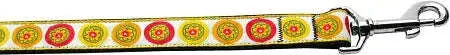 Autumn-Daisies-Nylon-Dog-Leash-5-8-Inch-Wide-6ft-Long-GreatEagleInc-318919177