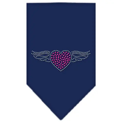 Aviator Rhinestone Bandana Navy Blue Large Default Title
