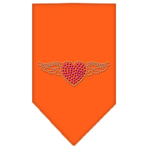 Aviator Rhinestone Bandana Orange Small Default Title