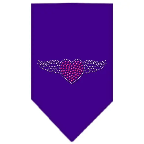 Aviator Rhinestone Bandana Purple Small Default Title