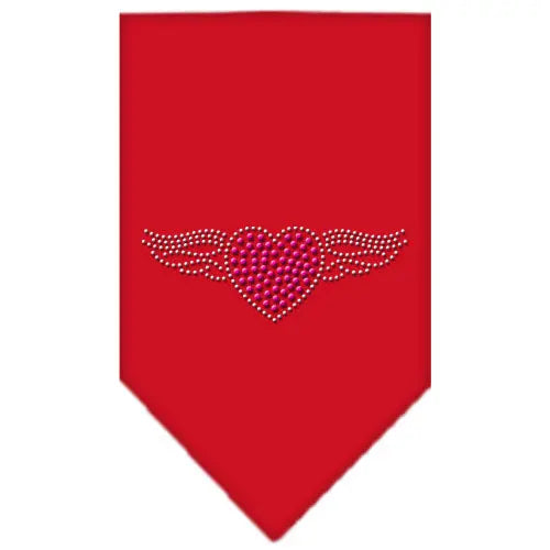 Aviator Rhinestone Bandana Red Small Default Title