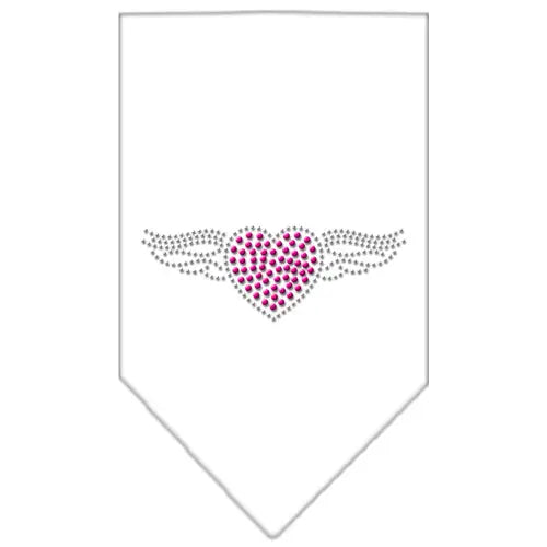 Aviator Rhinestone Bandana White Small Default Title