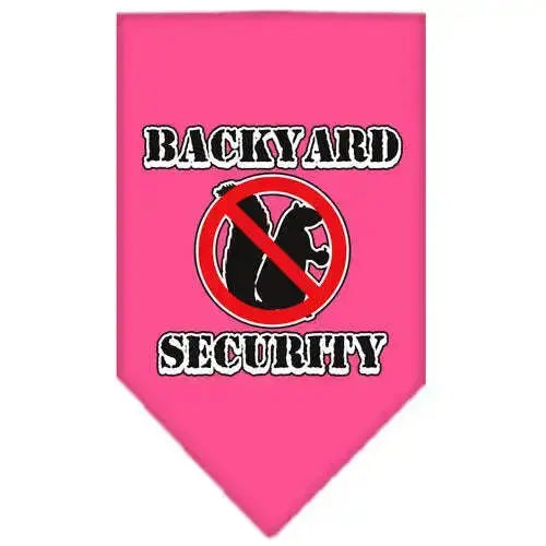 Backyard-Security-Screen-Print-Bandana-Bright-Pink-Large-GreatEagleInc-319225511