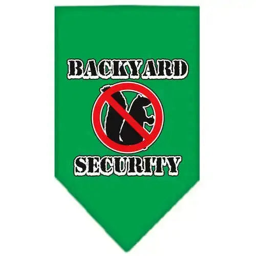 Backyard-Security-Screen-Print-Bandana-Emerald-Green-Small-GreatEagleInc-319224039