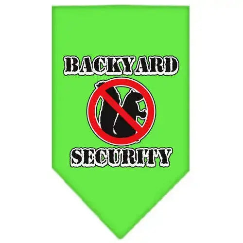 Backyard-Security-Screen-Print-Bandana-Lime-Green-Large-GreatEagleInc-319225173