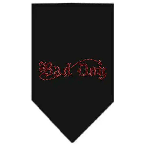 Bad-Dog-Rhinestone-Bandana-Black-Small-GreatEagleInc-319081417