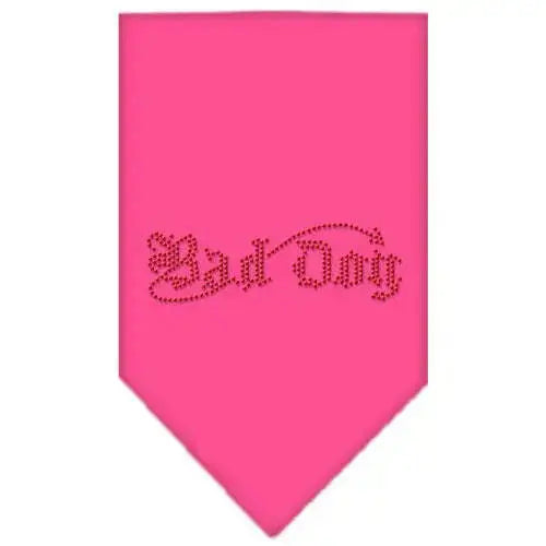 Bad-Dog-Rhinestone-Bandana-Bright-Pink-Small-GreatEagleInc-318972272