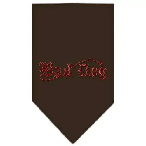 Bad-Dog-Rhinestone-Bandana-Cocoa-Large-GreatEagleInc-318971282