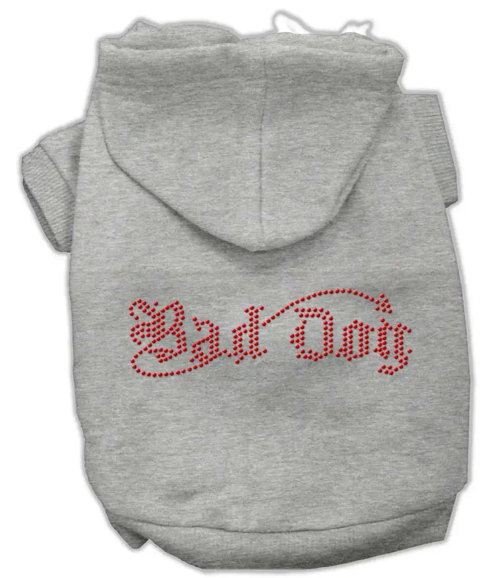 Bad-Dog-Rhinestone-Hoodies-Grey-M-GreatEagleInc-319526449