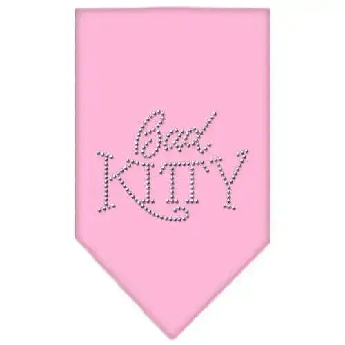 Bad-Kitty-Rhinestone-Bandana-Light-Pink-Large-GreatEagleInc-319080341