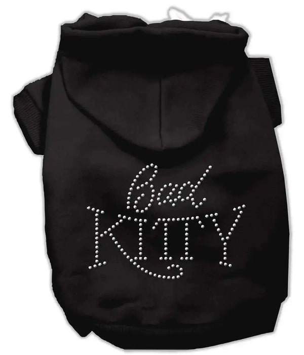 Bad-Kitty-Rhinestud-Hoodie-Black-M-GreatEagleInc-319523522