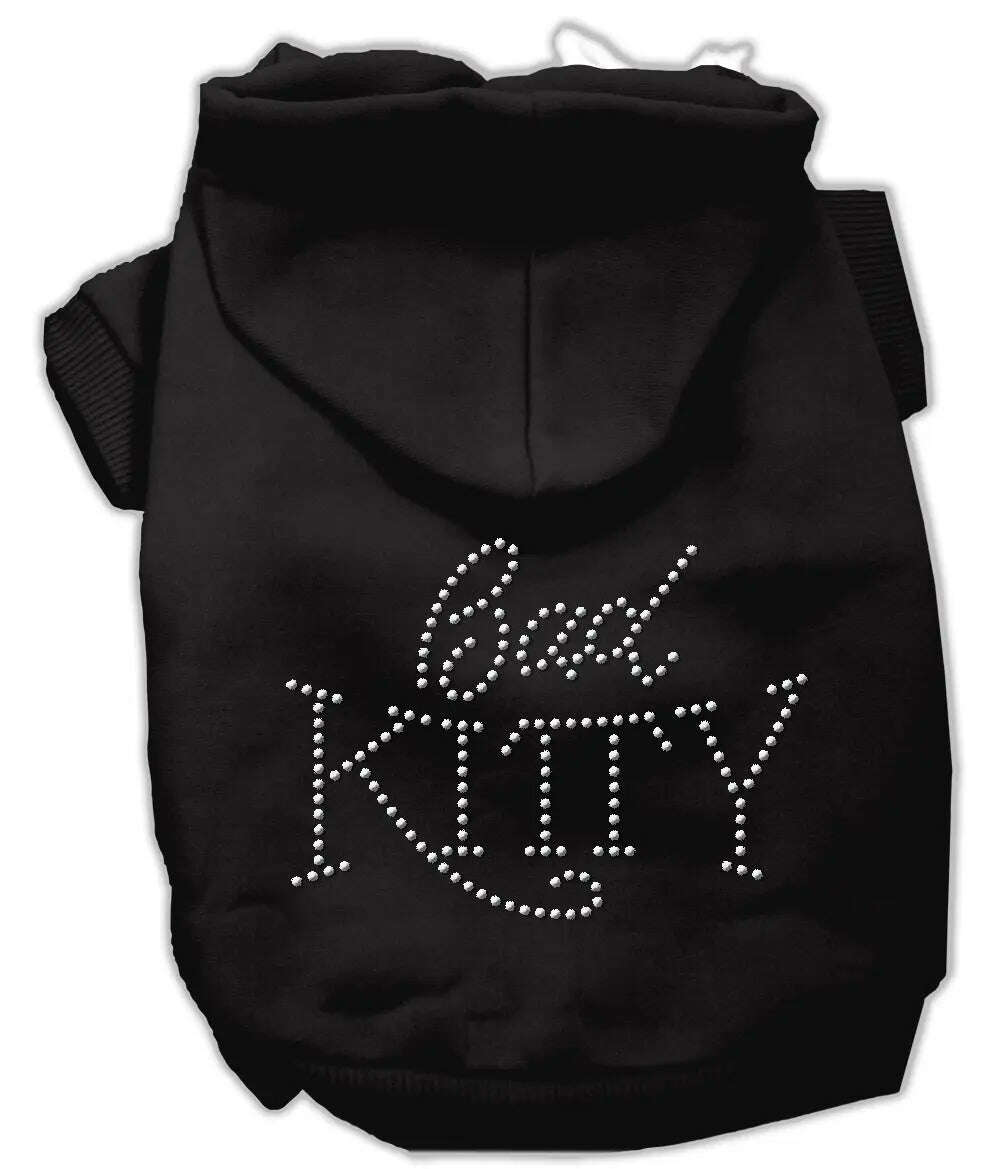 Bad-Kitty-Rhinestud-Hoodie-Black-M-GreatEagleInc-319523568