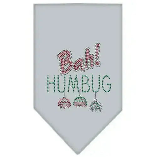 Bah-Humbug-Rhinestone-Bandana-Grey-Small-GreatEagleInc-333771457