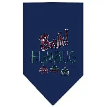 Bah-Humbug-Rhinestone-Bandana-Navy-Blue-Large-GreatEagleInc-333771983