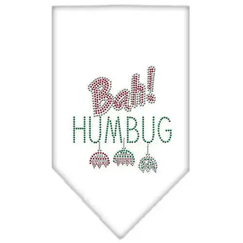 Bah-Humbug-Rhinestone-Bandana-White-Large-GreatEagleInc-333771715
