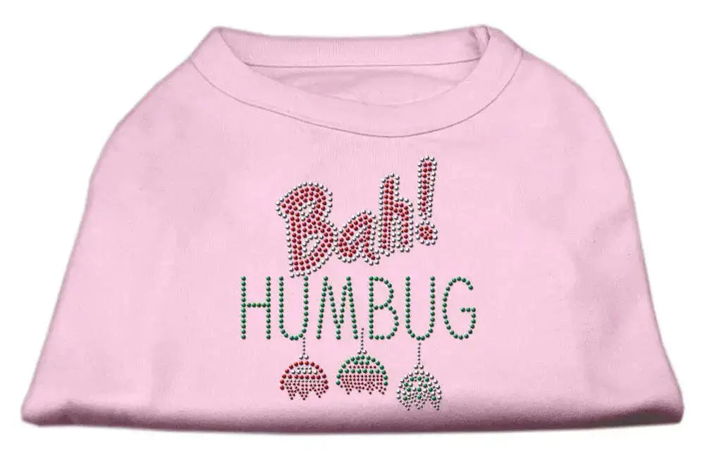 Bah-Humbug-Rhinestone-Dog-Shirt-Light-Pink-Med-GreatEagleInc-318575338