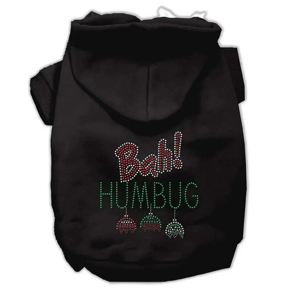 Bah-Humbug-Rhinestone-Hoodies-Black-M-GreatEagleInc-319547984