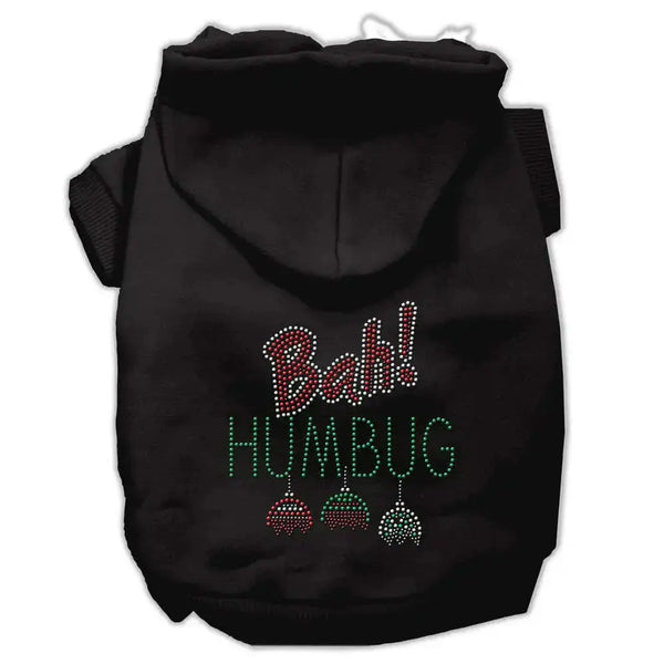 Bah-Humbug-Rhinestone-Hoodies-Black-M-GreatEagleInc-319547984