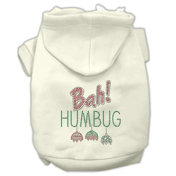 Bah-Humbug-Rhinestone-Hoodies-Cream-M-GreatEagleInc-319547845
