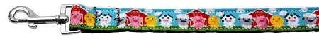Barnyard-Buddies-Nylon-Ribbon-Collars-1-Wide-4ft-Leash-GreatEagleInc-318901856