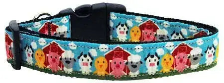 Barnyard-Buddies-Nylon-Ribbon-Collars-Large-GreatEagleInc-318839588