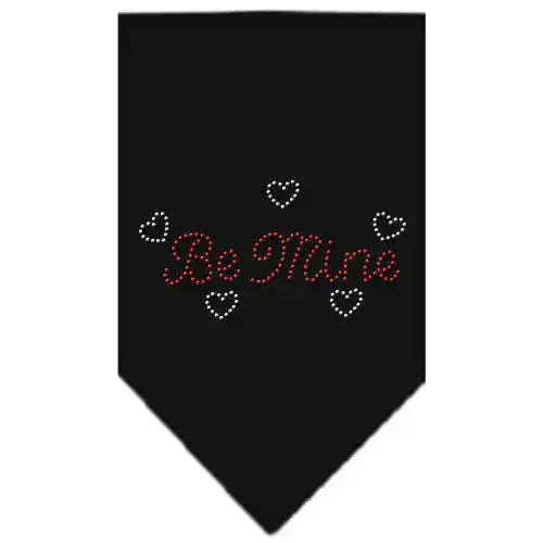Be-Mine-Rhinestone-Bandana-Black-Large-GreatEagleInc-318975695
