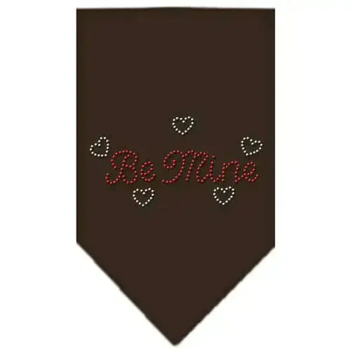 Be-Mine-Rhinestone-Bandana-Cocoa-Small-GreatEagleInc-319079380
