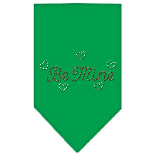 Be Mine Rhinestone Bandana Emerald Green Large Default Title