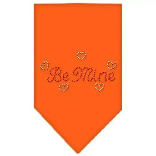 Be-Mine-Rhinestone-Bandana-Orange-Small-GreatEagleInc-319078855